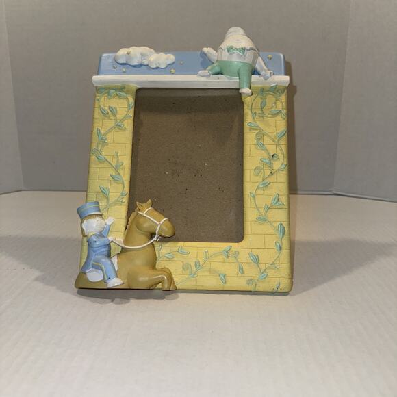Hallmark Humpty Dumpty Picture Frame Nursery Decor 3D Frame Free Standing READ - Picture 2 of 11